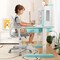 Kids Ergonomic Swivel Mesh Study Desk Chair with Y-Shaped Lumbar Support and Wheels